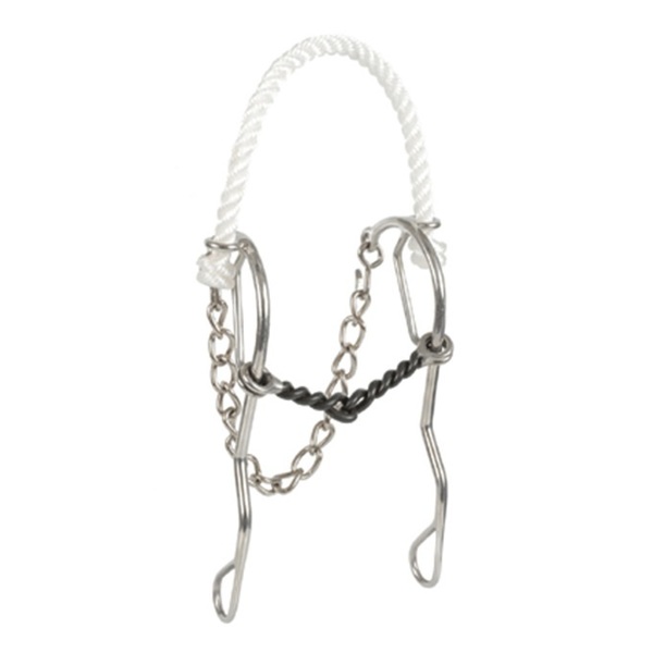 Jacks Imports Rope Nose Hackamore Bit 967